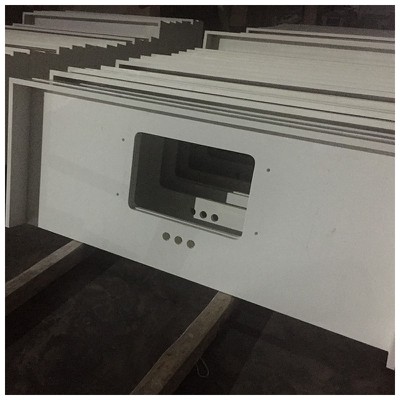 Single Sink White Quartz Vanity Countertops Single Sink White Quartz Vanity Countertops