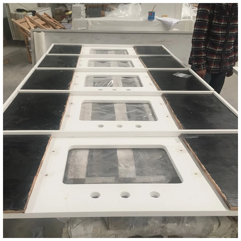 Snow White Quartz Vanity Tops Snow White Quartz Vanity Tops