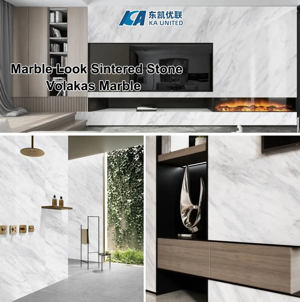Volakas Marble Sintered Indoor Wall Panels Volakas Marble Sintered Indoor Wall Panels