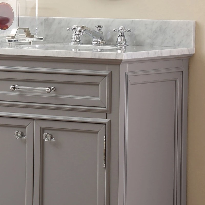Bianco Carrara Marble Vanity Countertops with Cabinets Bianco Carrara Marble Vanity Countertops with Cabinets