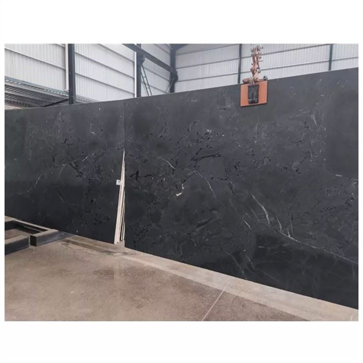 negresco black quartzite slabs