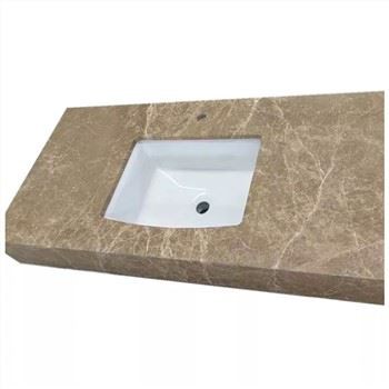 Emperador Light Irħam Vanity Tops