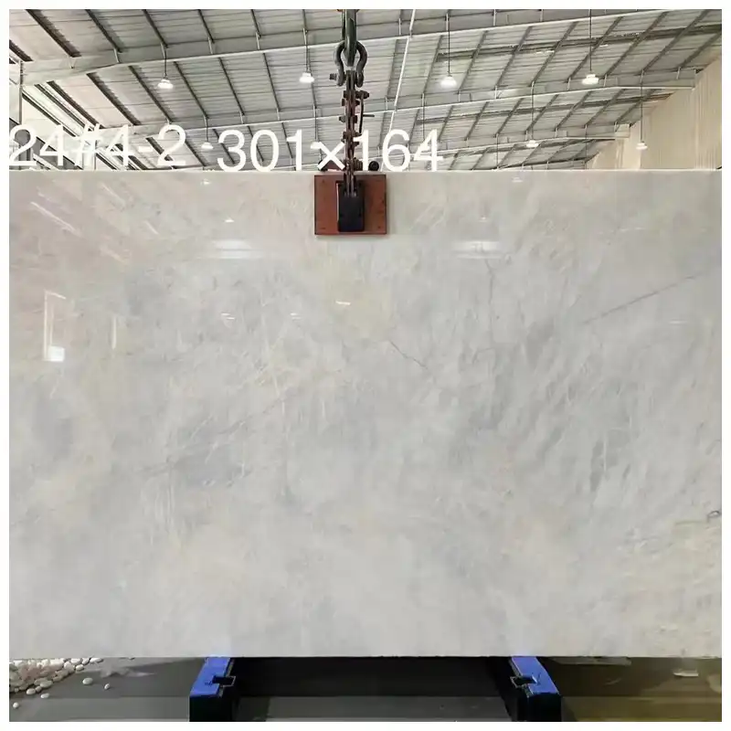 Bianco Cristallo Quartzite Backlit Slabs