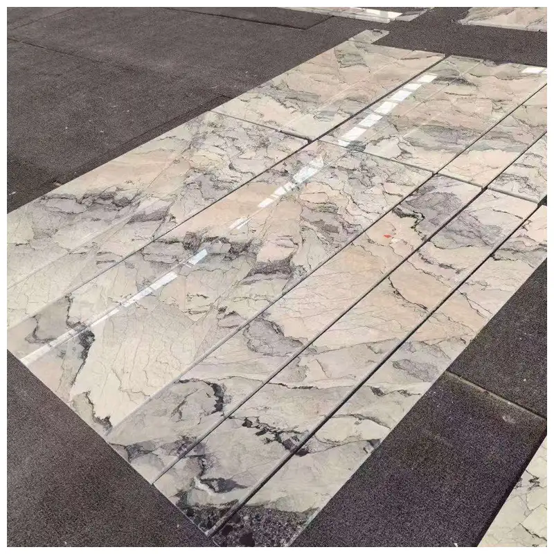 Camouflage White Marble Tiles