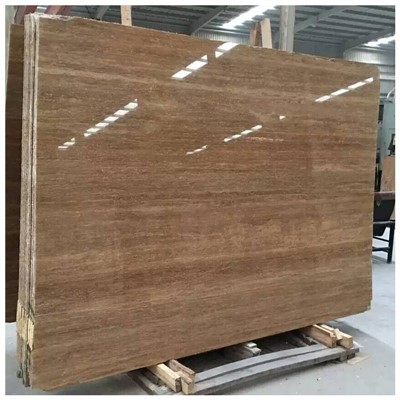 Travertin kannella skur